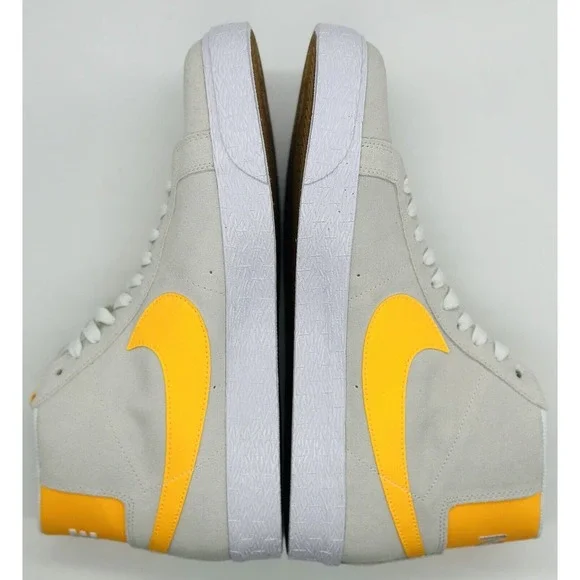 NEW Nike SB Zoom Blazer Mid Summit White Laser Orange 864349-110 Men's Multi - Picture 6 of 6